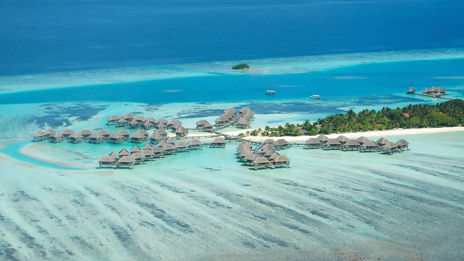 Os arquipélagos das Maldivas na Ásia