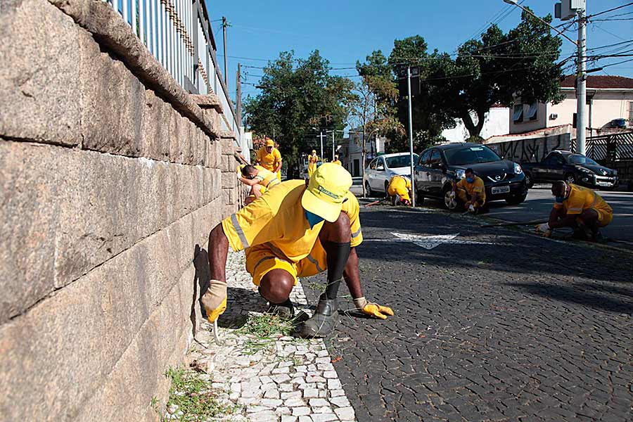 Zeladoria em Santos anda a todo vapor