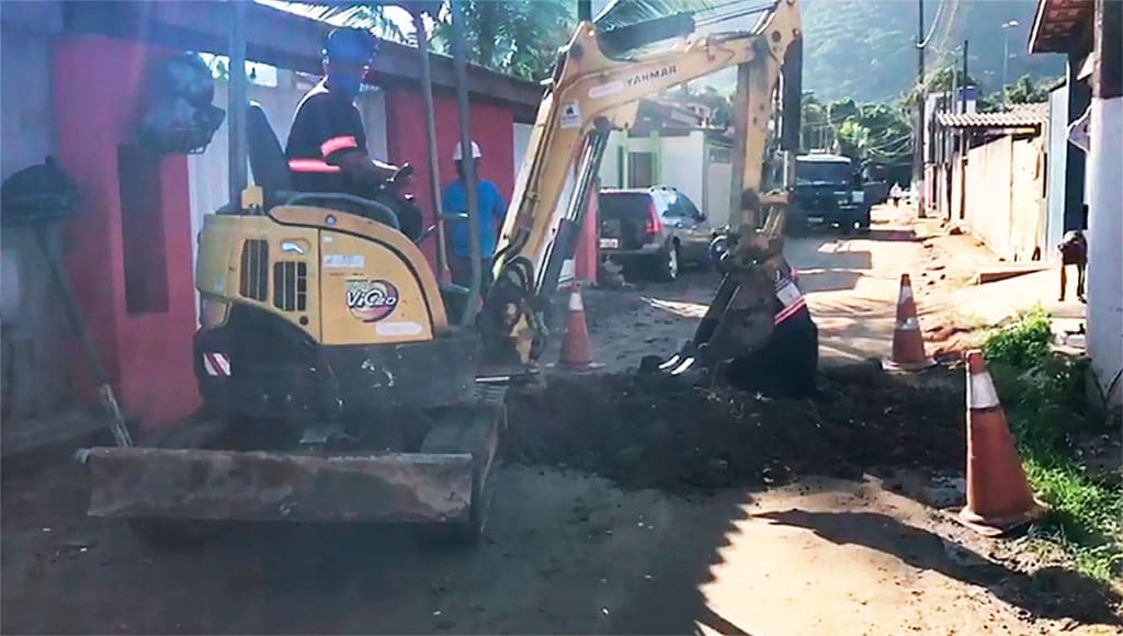 Investimento em água e esgoto para Ubatuba