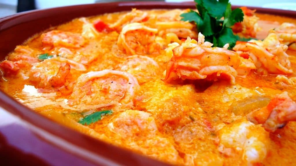 Moqueca rápida e fácil de camarão