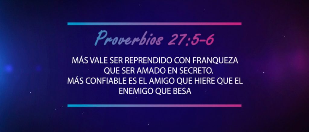 Espírito de Deus em Provérbios 27:5