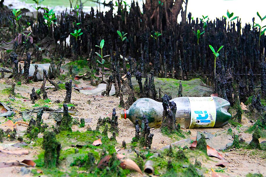 Mutirão de limpeza no Rio Santo Amaro de Guarujá