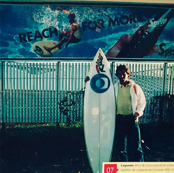 Rico de Souza embaixador do surfe brasileiro