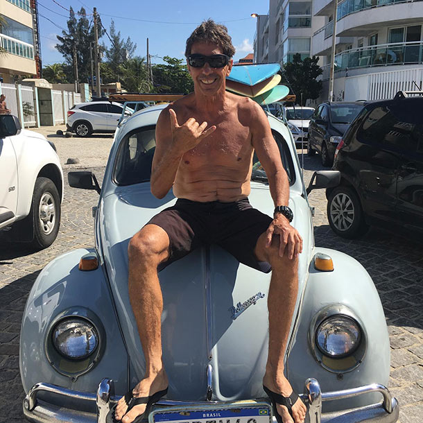 Rico de Souza embaixador do surfe brasileiro