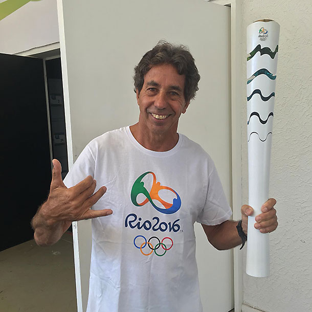 Rico de Souza embaixador do surfe brasileiro