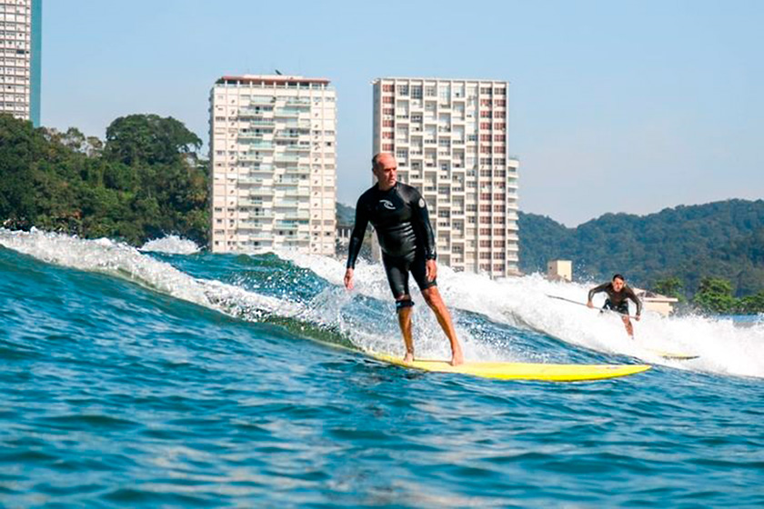 Chico Paioli longboard sem idade
