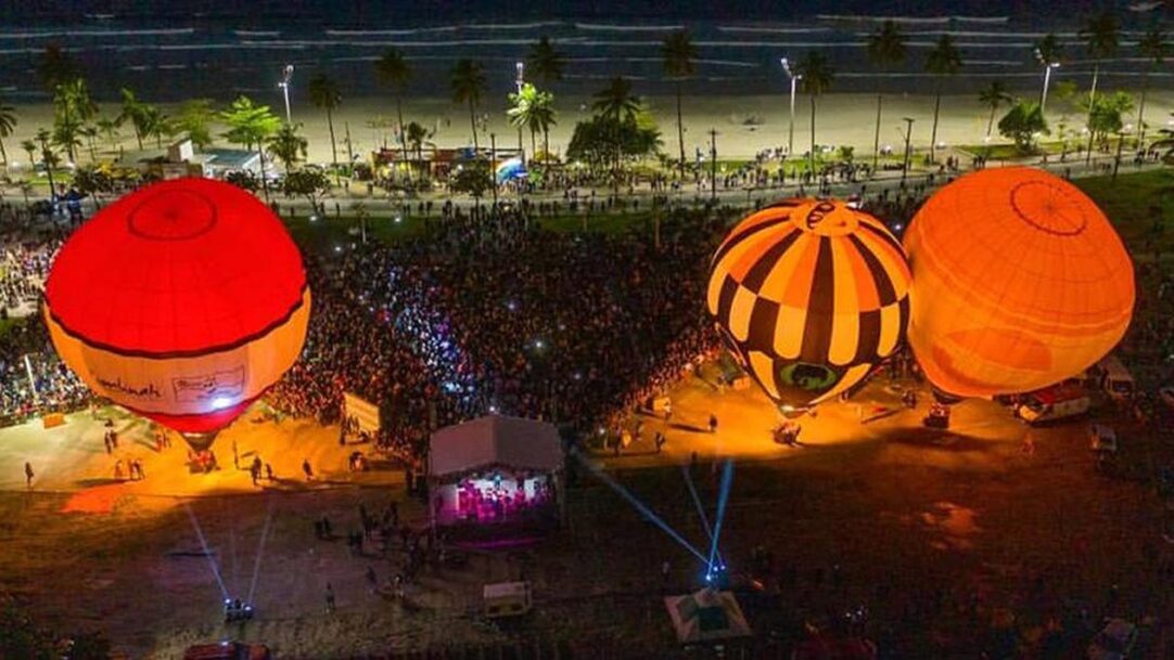Festival Internacional de Balonismo no Guarujá