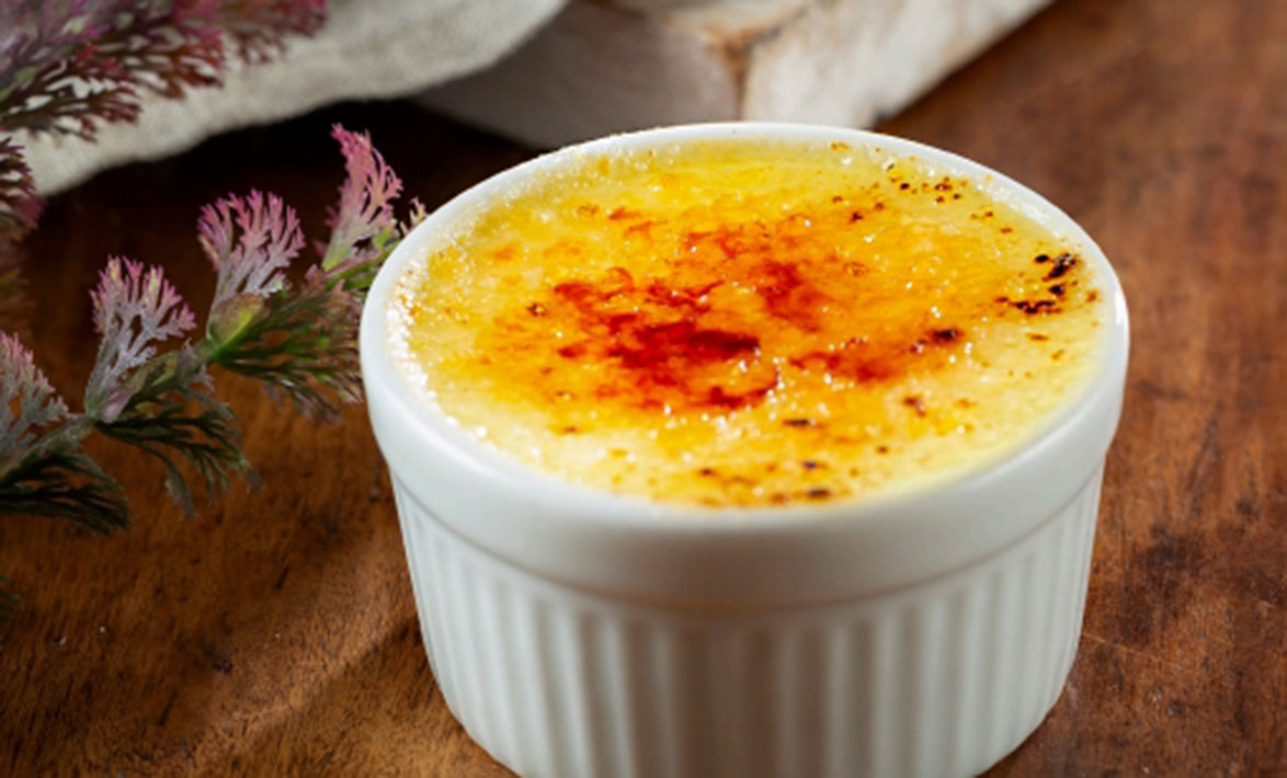 Delicioso crème brulée de cupuaçu