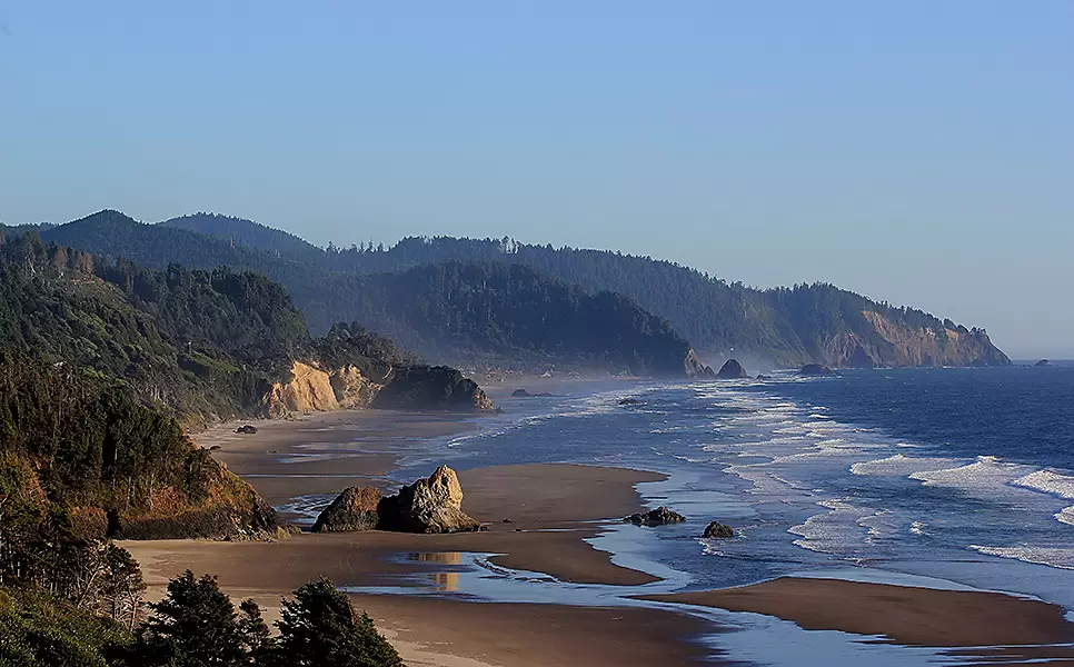 A costa selvagem de Oregon