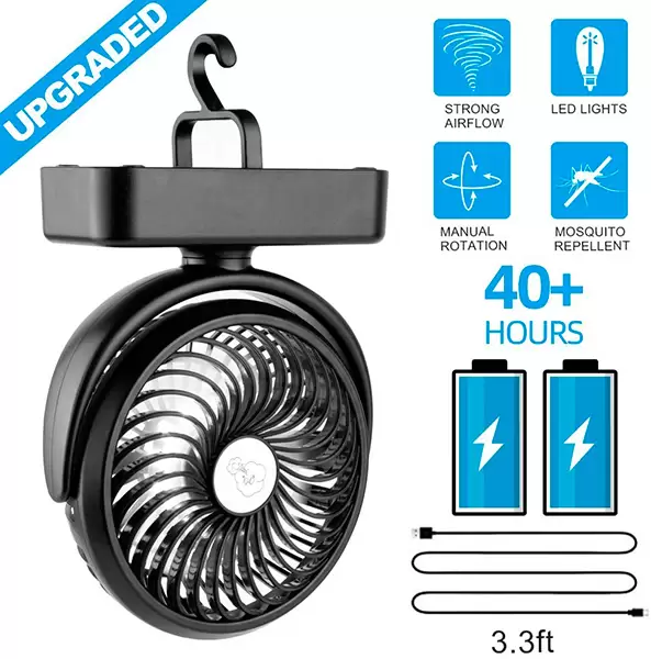 Ventilador para barracas de praia
