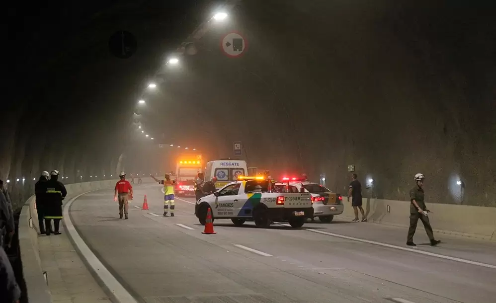 O novo trecho da Rodovia dos Tamoios