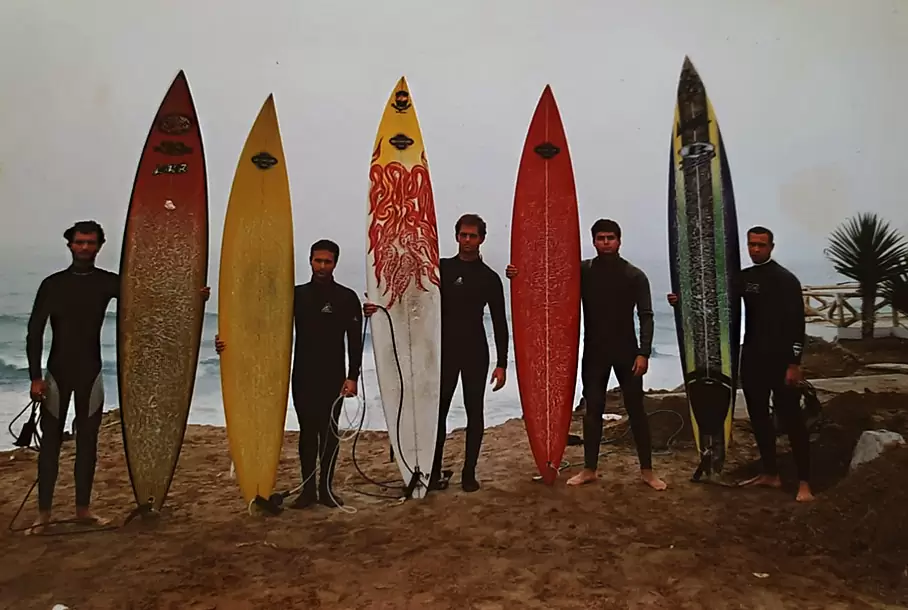 Flávio Caporali o artista plástico do surf