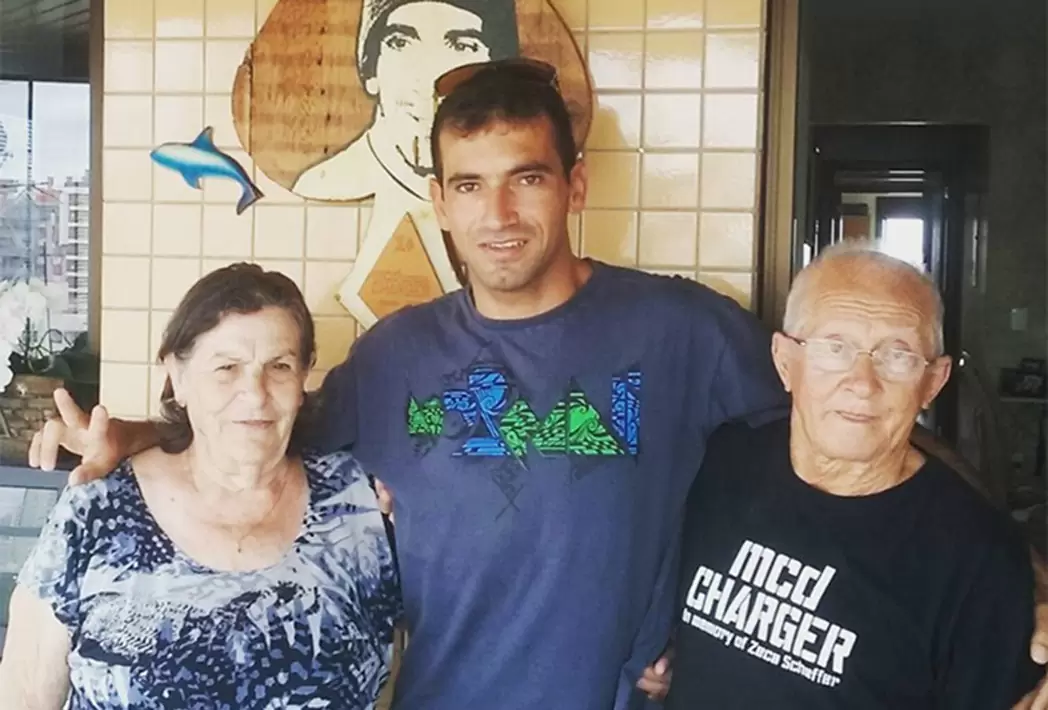 Thiago Jacaré local da laje da Jagua