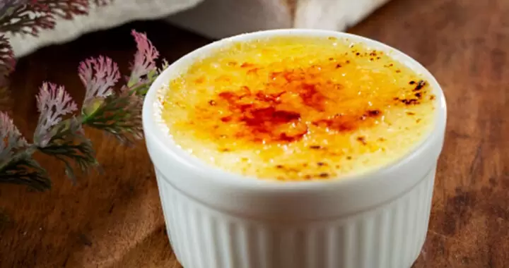 Delicioso crème brulée de cupuaçu